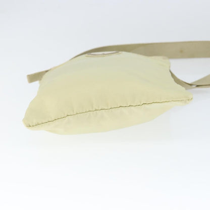 Prada Flat Messenger Bag Tessuto, Ecru, Nylon, Shoulder Bag