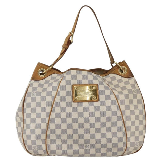 Louis Vuitton Galliera Handbag Damier, BEIGE, CANVAS, Shoulder bag