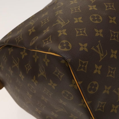 Louis Vuitton Keepall Bag Monogram Canvas, BROWN, CANVAS, Travel bag