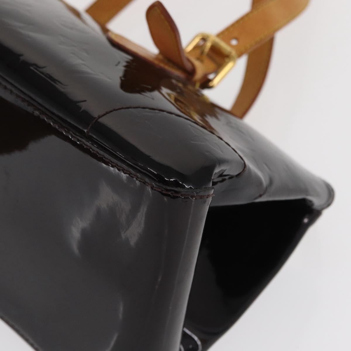 Louis Vuitton Rosewood Avenue Handbag Monogram Vernis, BURGUNDY, PATENT_LEATHER, Handbag