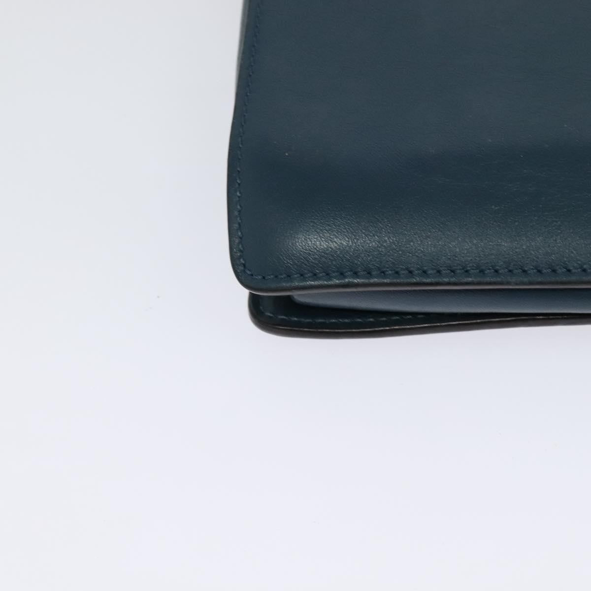 Chloe Faye Shoulder Bag Leather and Suede, TURQUOISE, SUEDE, Shoulder bag