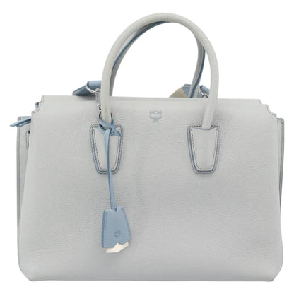 MCM Milla Leather, Gray, Leather, Handbag
