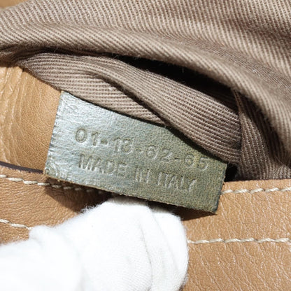 Chloe Marcie Saddle Bag Leather, BEIGE, LEATHER, Shoulder bag