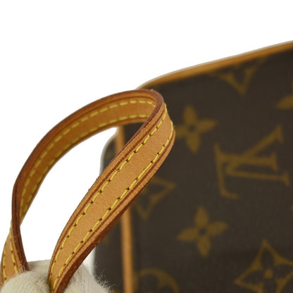 Louis Vuitton Twin Handbag Monogram Canvas, BROWN, CANVAS, Clutche & pouche