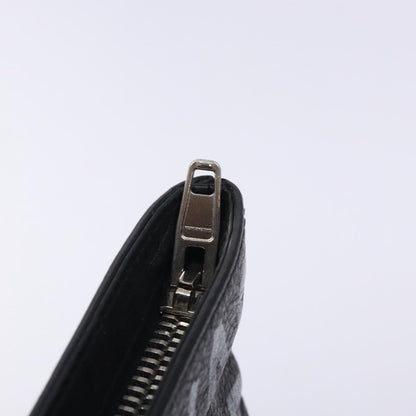Balenciaga Graffiti Pouch Leather, BLACK, LEATHER, Clutche & pouche