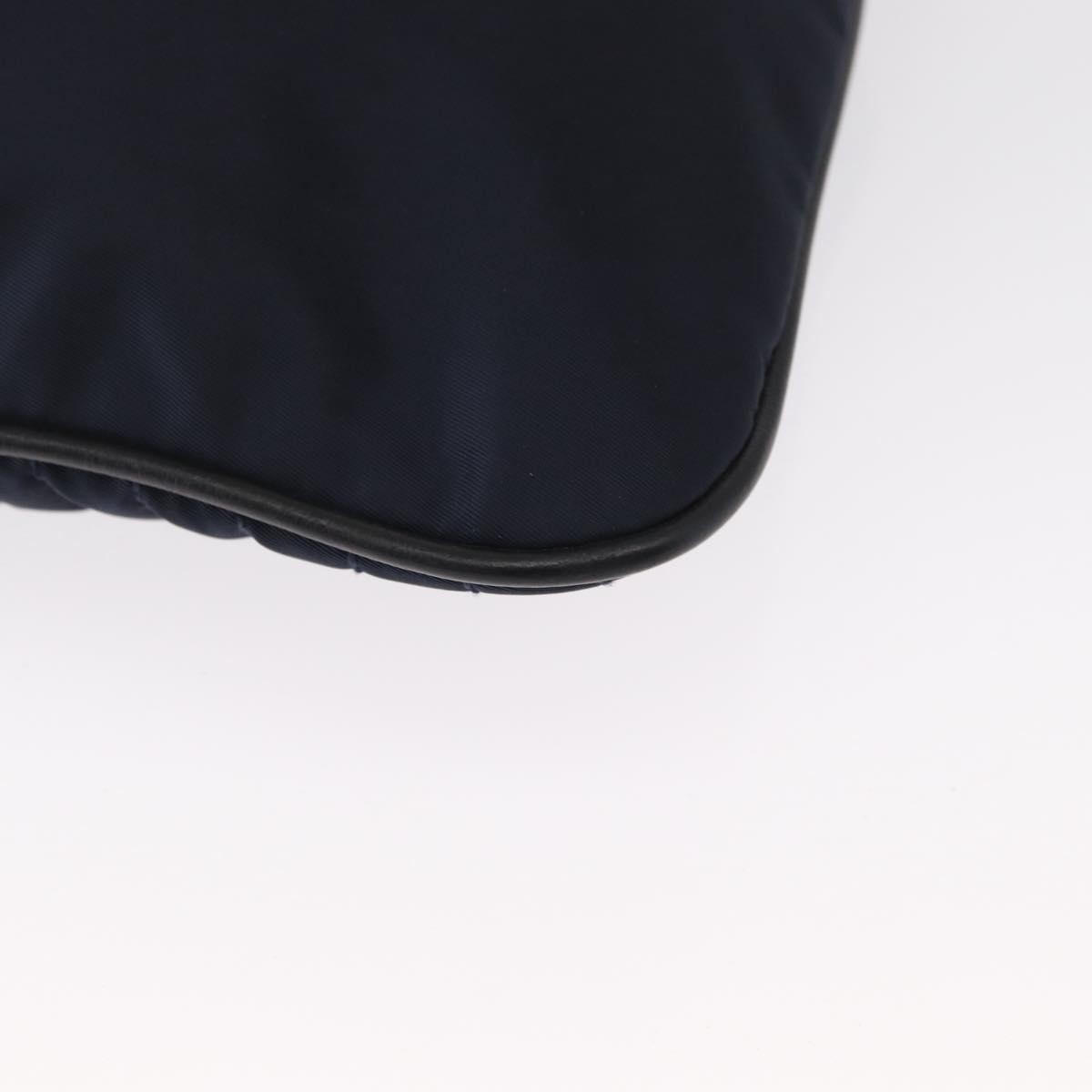 Versace Vintage Shoulder Bag Nylon, Navy, Nylon, Shoulder Bag
