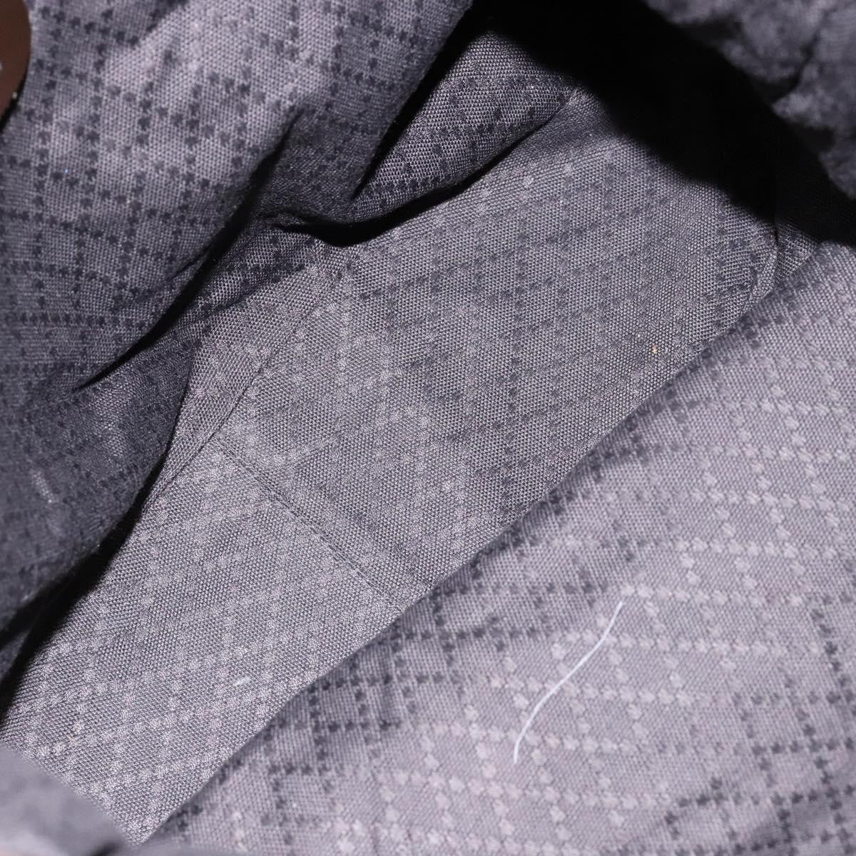 Gucci Vintage Bamboo Shoulder Bag Nylon, BROWN, NYLON, Shoulder bag