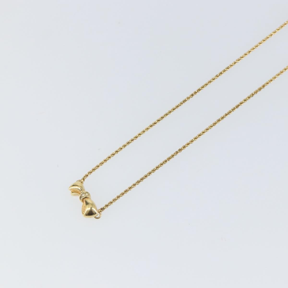 Christian Dior Vintage CD Pendant Necklace Metal, GOLD, METAL, Necklace