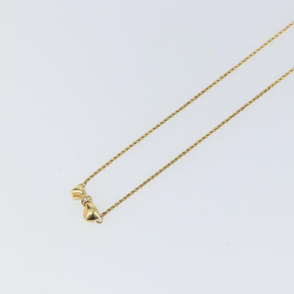 Christian Dior Vintage CD Pendant Necklace Metal, GOLD, METAL, Necklace