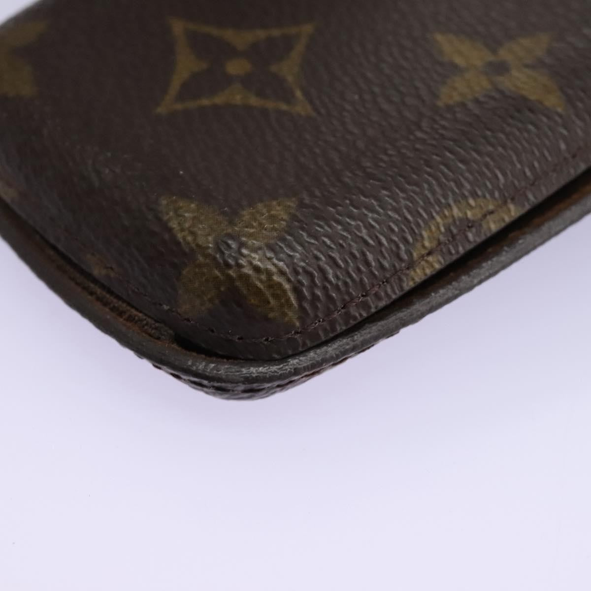 Louis Vuitton Étui Téléphone Monogram Canvas, BROWN, CANVAS, Tech accessory