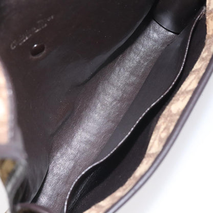 Christian Dior Vintage Trotter Crossbody Bag Diorissimo Coated Canvas, BROWN, CANVAS, Crossbody bag