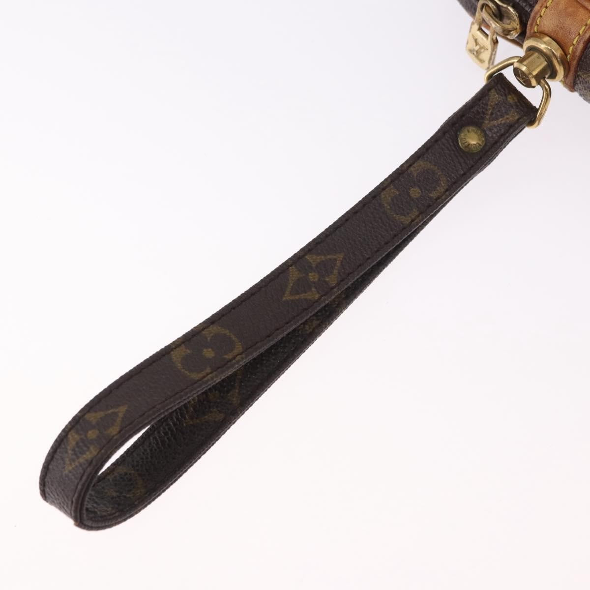 Louis Vuitton Marly Dragonne Clutch Monogram Canvas, Brown, Canvas, Clutch