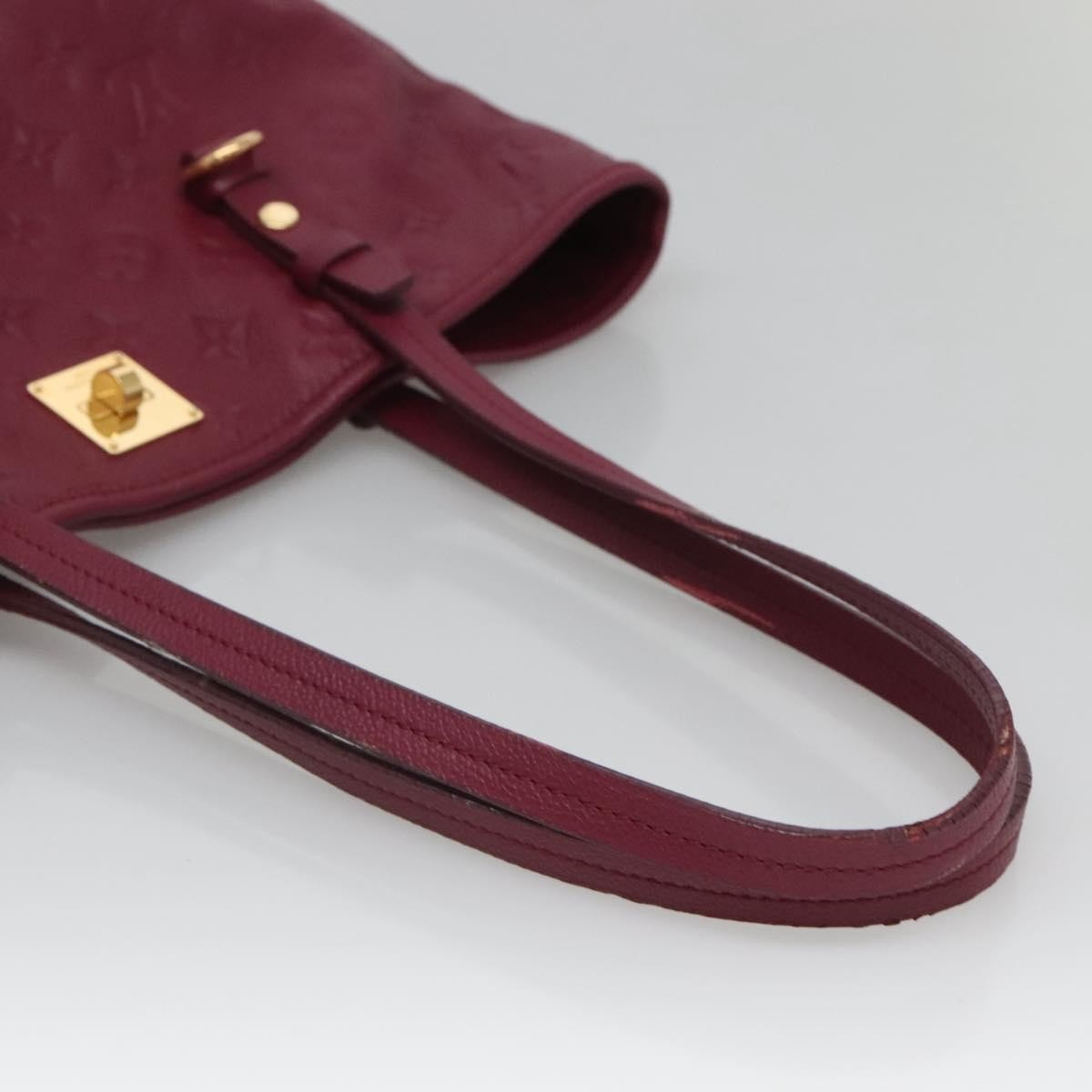 Louis Vuitton Citadine Handbag Monogram Empreinte Leather, PURPLE, LEATHER, Tote bag