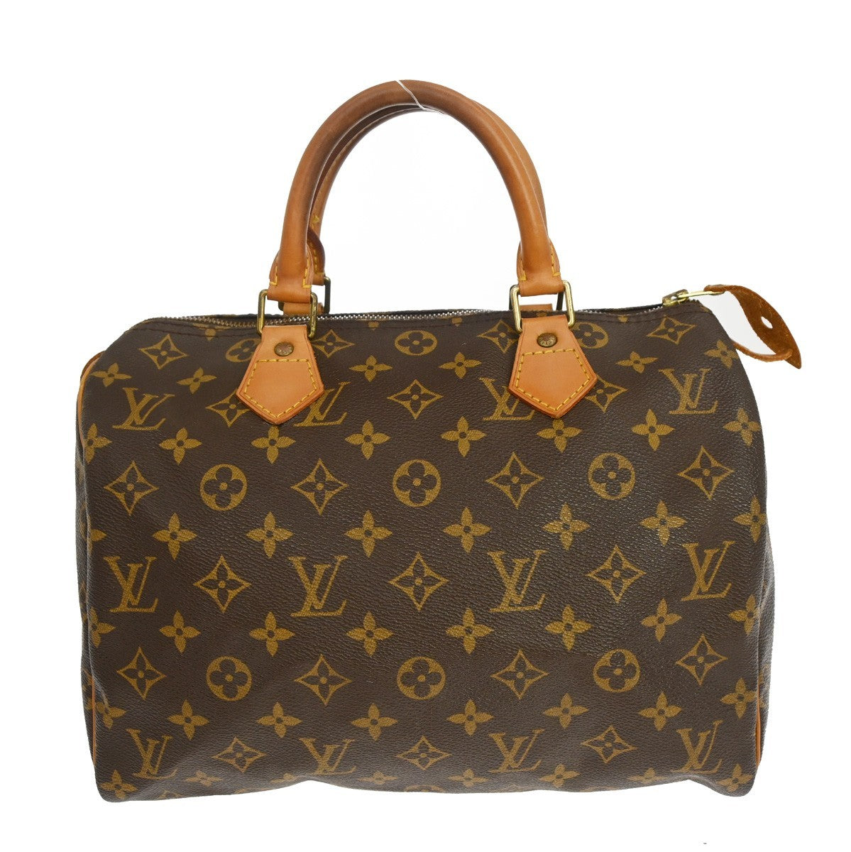 Louis Vuitton Speedy Handbag Monogram Canvas, Brown, Canvas, Handbag