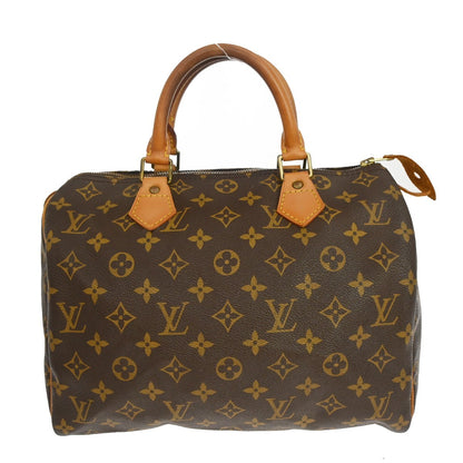 Louis Vuitton Speedy Handbag Monogram Canvas, Brown, Canvas, Handbag
