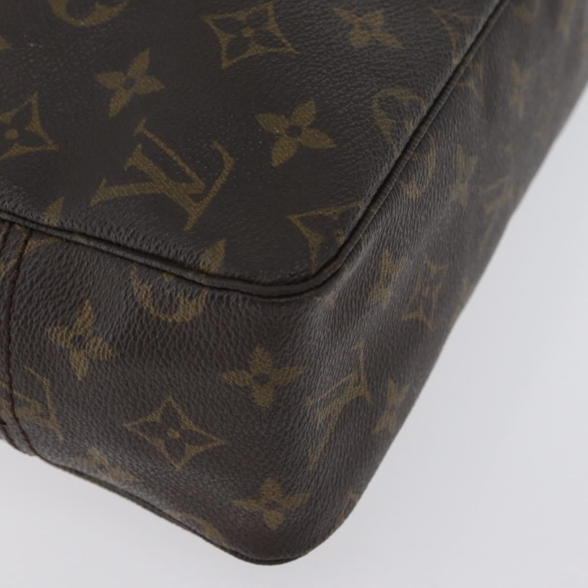Louis Vuitton Trousse Toilette Monogram Canvas, BROWN, CANVAS, Clutche & pouche