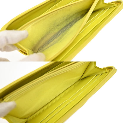 Chanel Timeless CC Zipped Wallet Caviar, YELLOW, CALFSKIN, Wallets