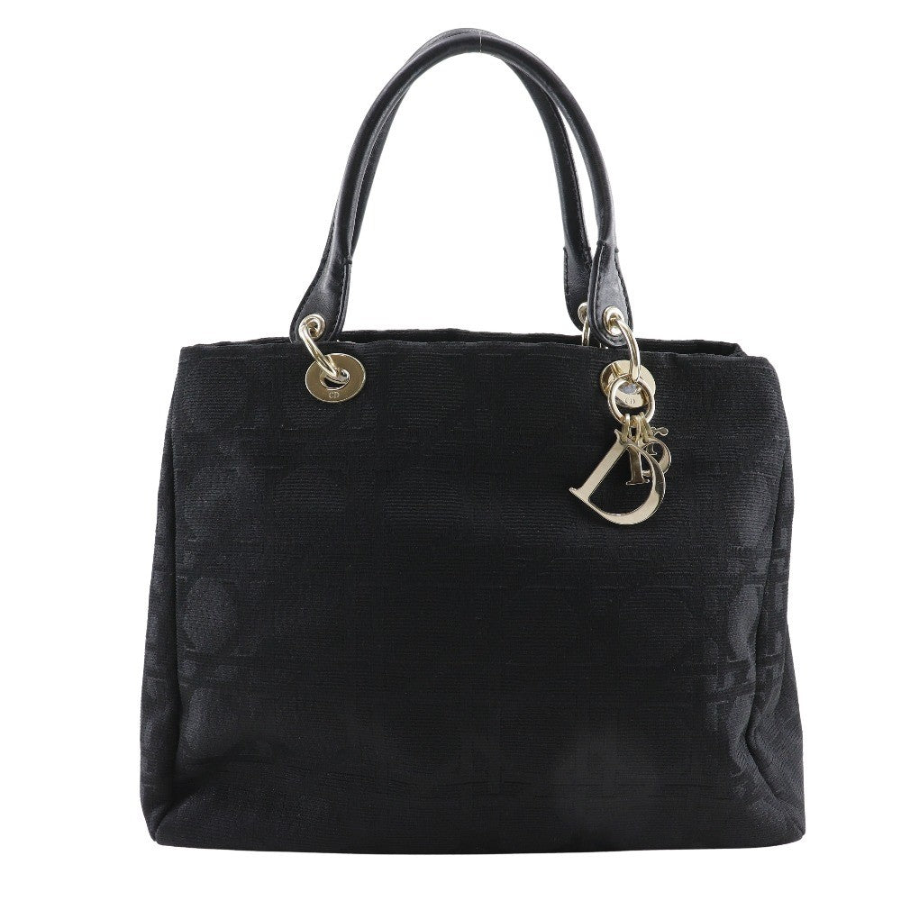 Christian Dior Lady cannage Matelassé, BLACK, CANVAS, Tote bag