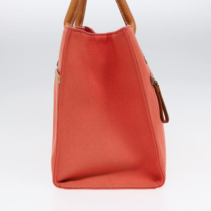 Burberry Nova Check Blue Label Canvas, ORANGE, CANVAS, Handbag