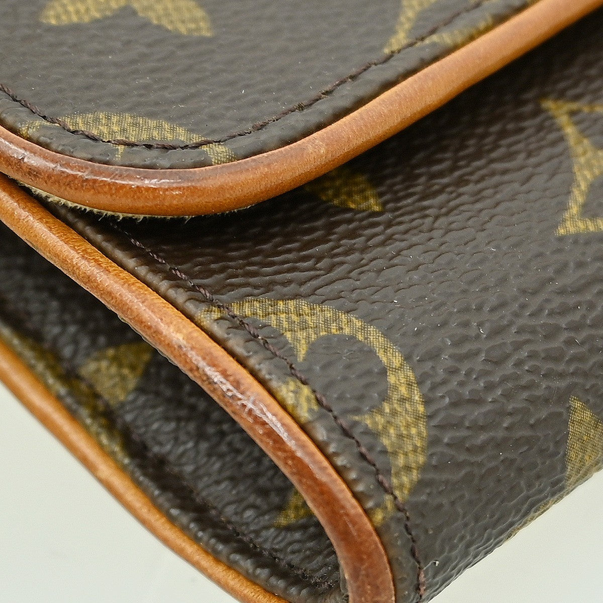 Louis Vuitton Twin Handbag Monogram Canvas, BROWN, CANVAS, Clutche & pouche