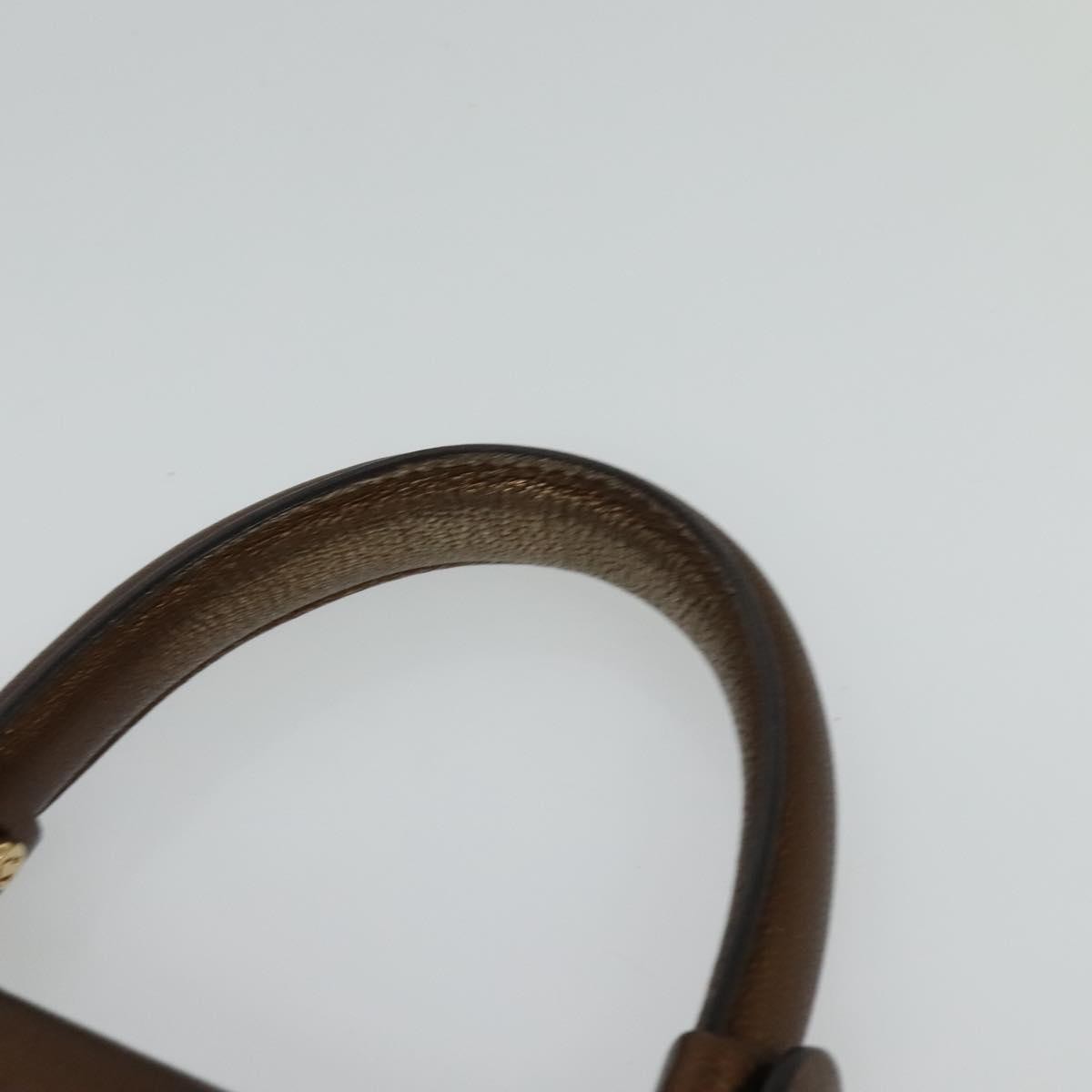 Salvatore Ferragamo Sofia Satchel Leather, GOLD, LEATHER, Handbag