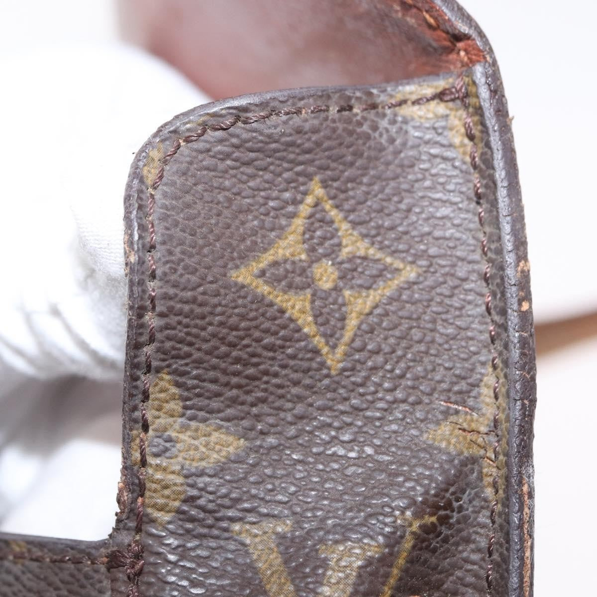Louis Vuitton Saint Cloud Handbag Monogram Canvas, BROWN, CANVAS, Shoulder bag