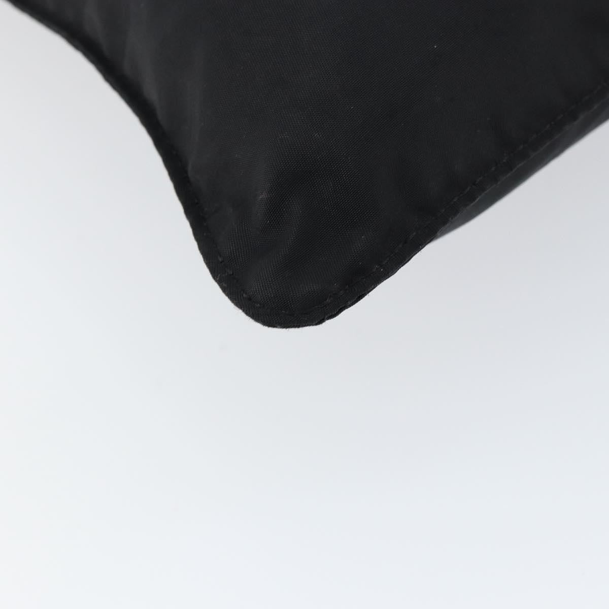 Prada Flat Messenger Bag Tessuto, BLACK, NYLON, Shoulder bag