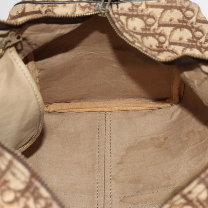 Christian Dior Vintage Trotter Boston Bag Diorissimo Canvas, BROWN, CANVAS, Handbag