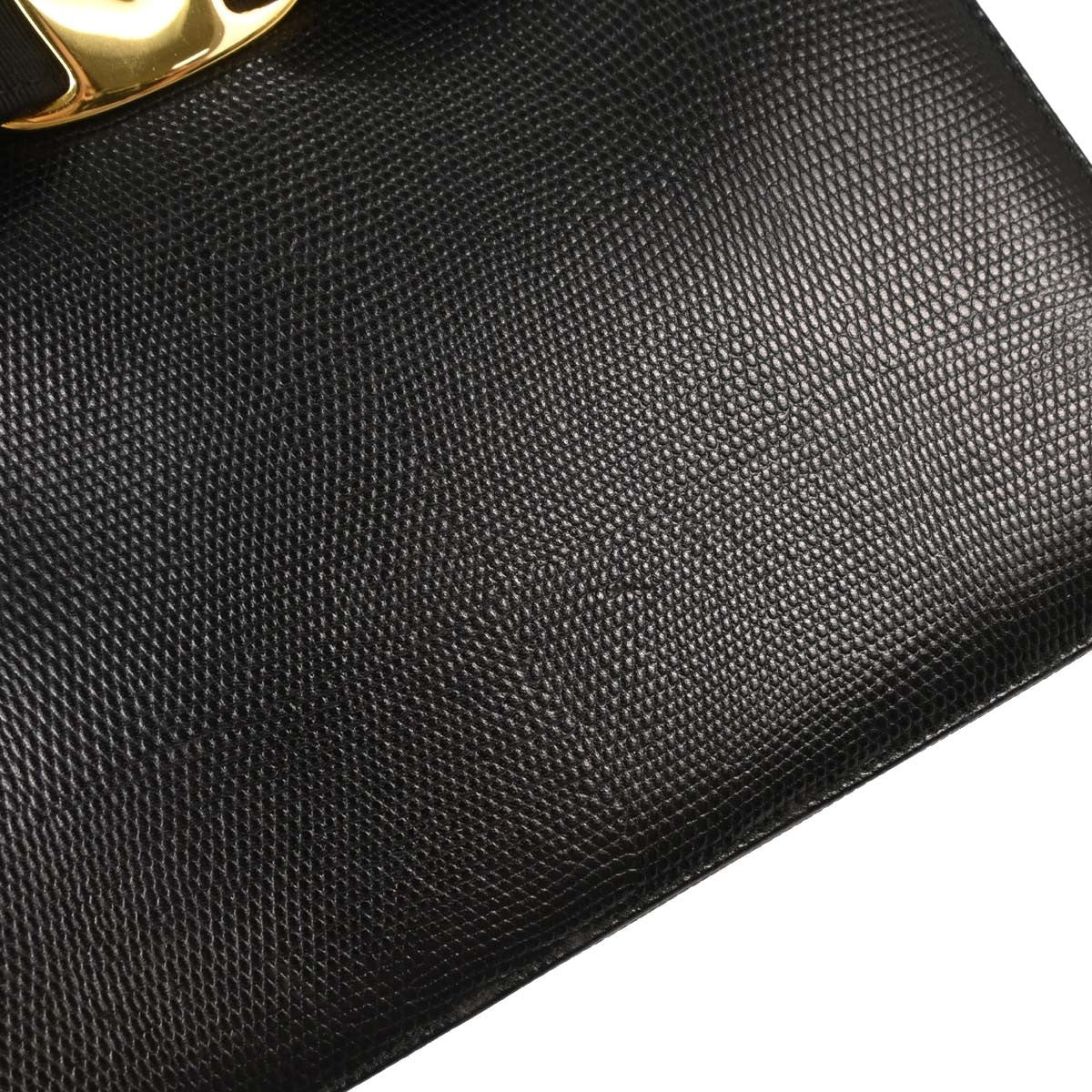 Salvatore Ferragamo Convertible Vara Bow Tote Leather, BLACK, LEATHER, Handbag