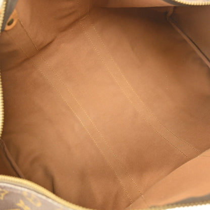 Louis Vuitton Keepall Bag Monogram Canvas, BROWN, CANVAS, Travel bag