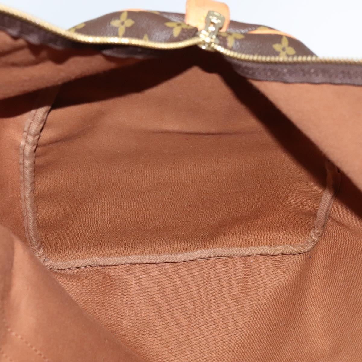 Louis Vuitton Keepall Bag Monogram Canvas, BROWN, CANVAS, Travel bag