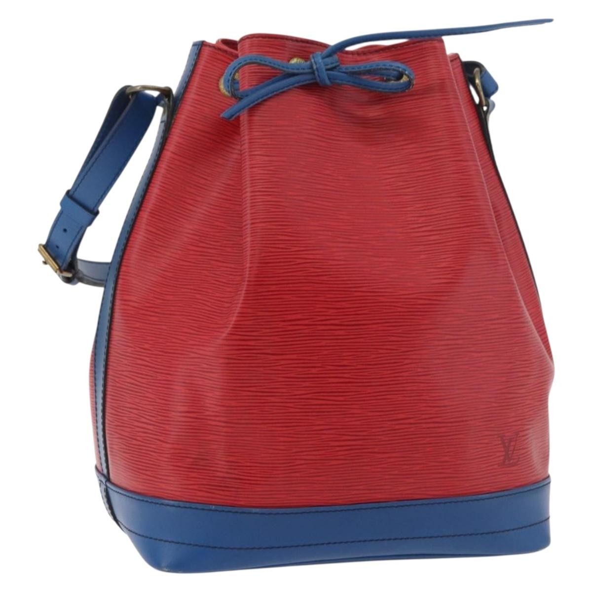 Louis Vuitton Bicolor Noe Handbag Epi Leather, Red, Leather, Shoulder Bag