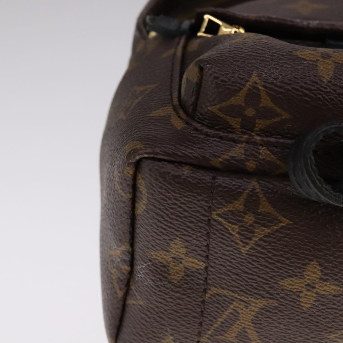 Louis Vuitton Palm Springs Backpack Monogram Canvas, BROWN, CANVAS, Backpack