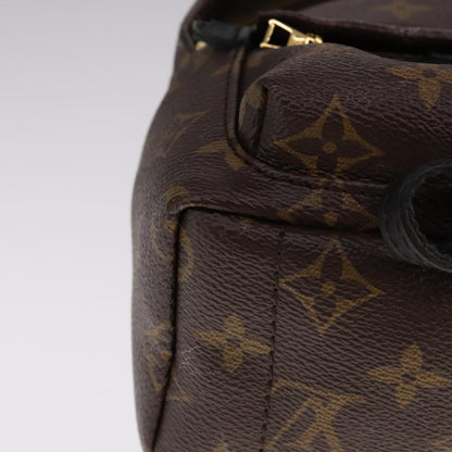 Louis Vuitton Palm Springs Backpack Monogram Canvas, BROWN, CANVAS, Backpack
