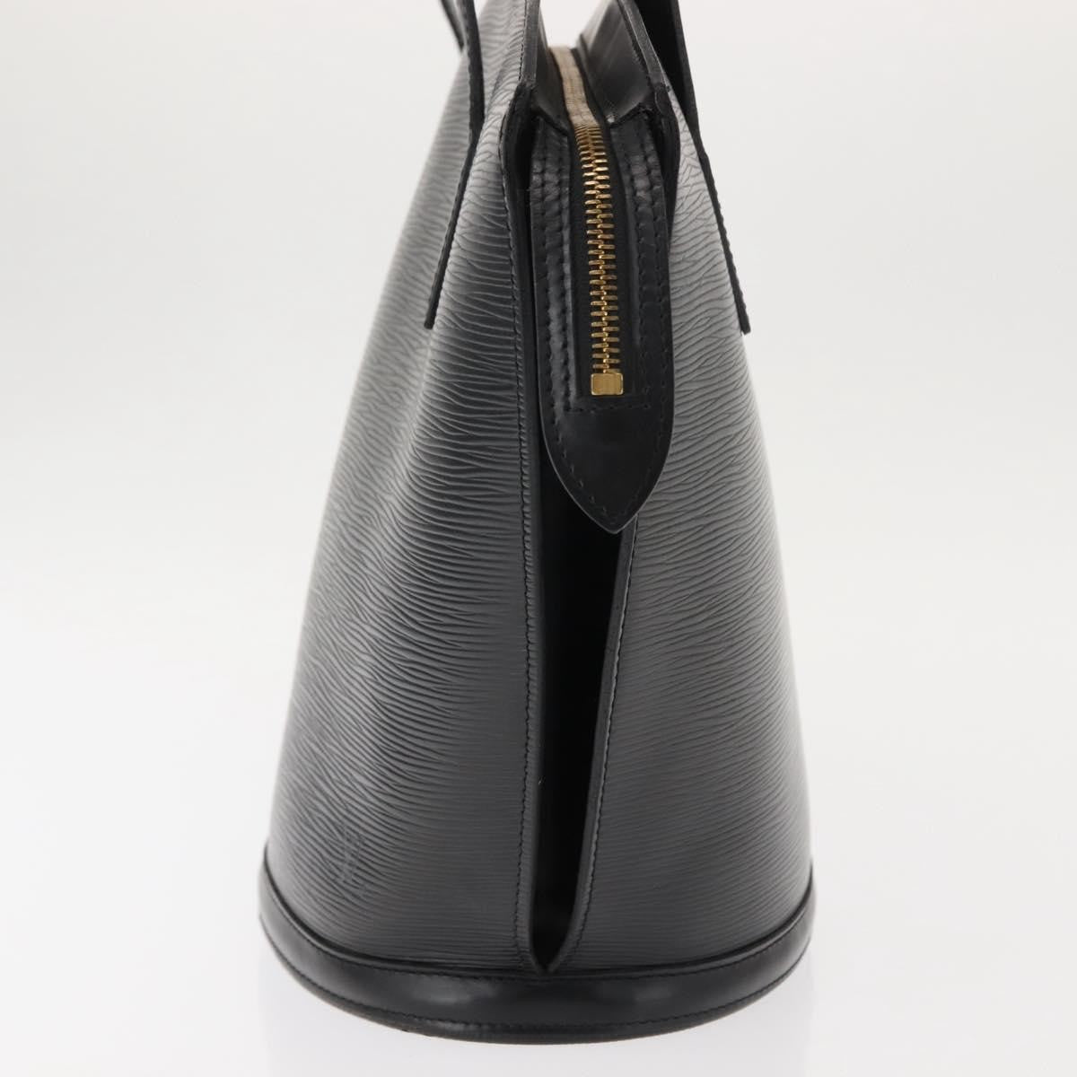 Louis Vuitton Saint Jacques Handbag Epi Leather, BLACK, LEATHER, Shoulder bag