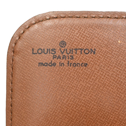 Louis Vuitton Cartouchiere Handbag Monogram Canvas, BROWN, LEATHER, Shoulder bag