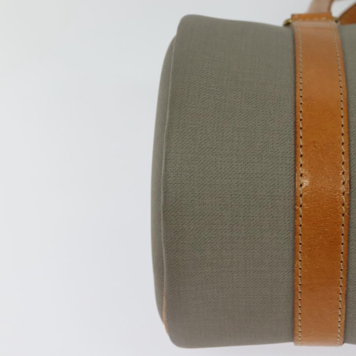 Christian Dior Vintage CD Handbag Canvas, GRAY, CANVAS, Handbag