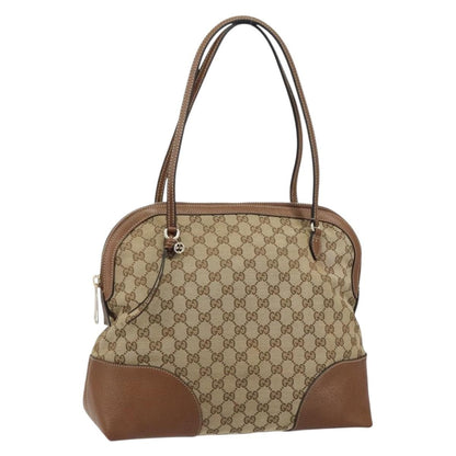 Gucci Bree Dome Tote GG Canvas with Leather, BEIGE, CANVAS, Tote bag