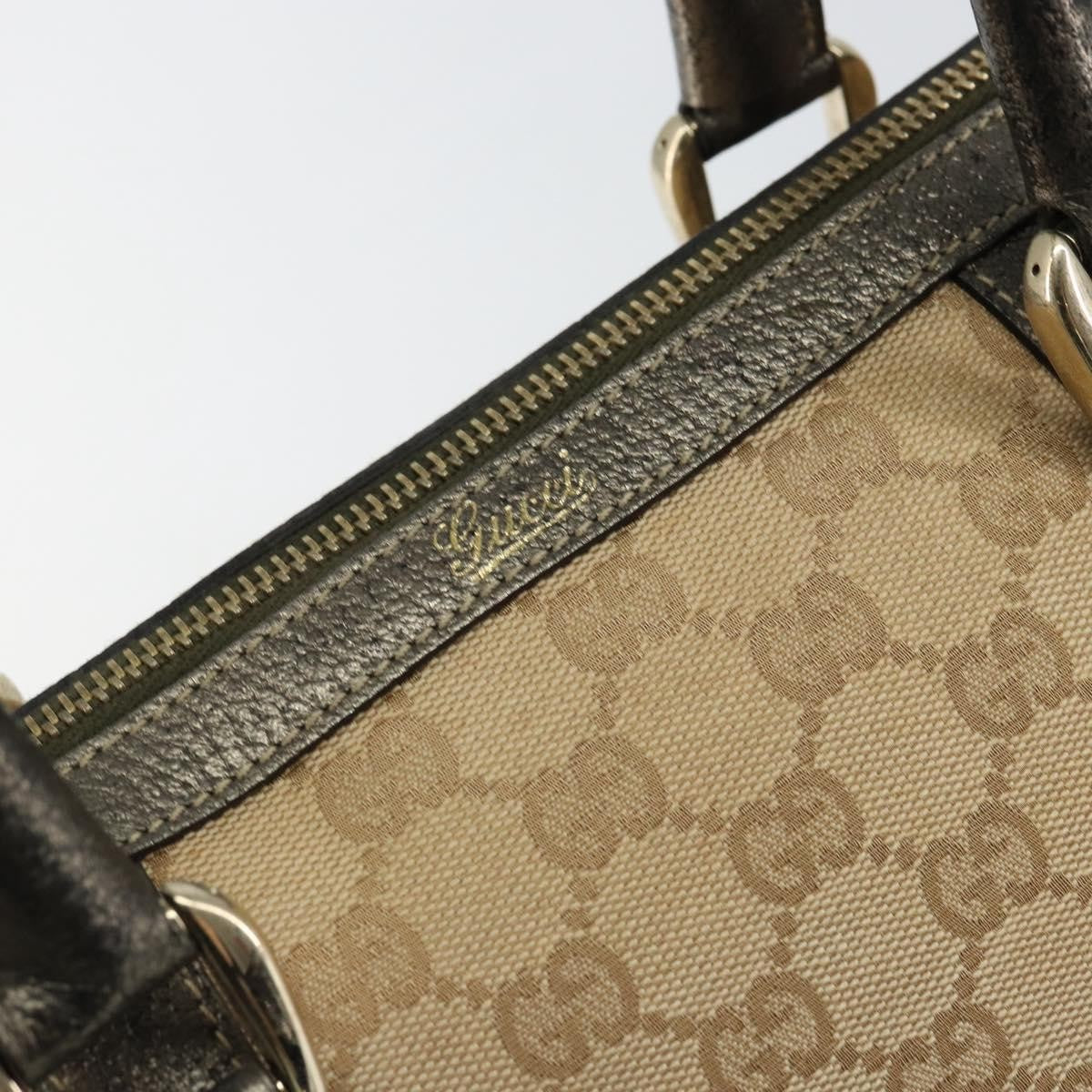 Gucci Abbey Boston Bag GG Canvas, BEIGE, CANVAS, Handbag