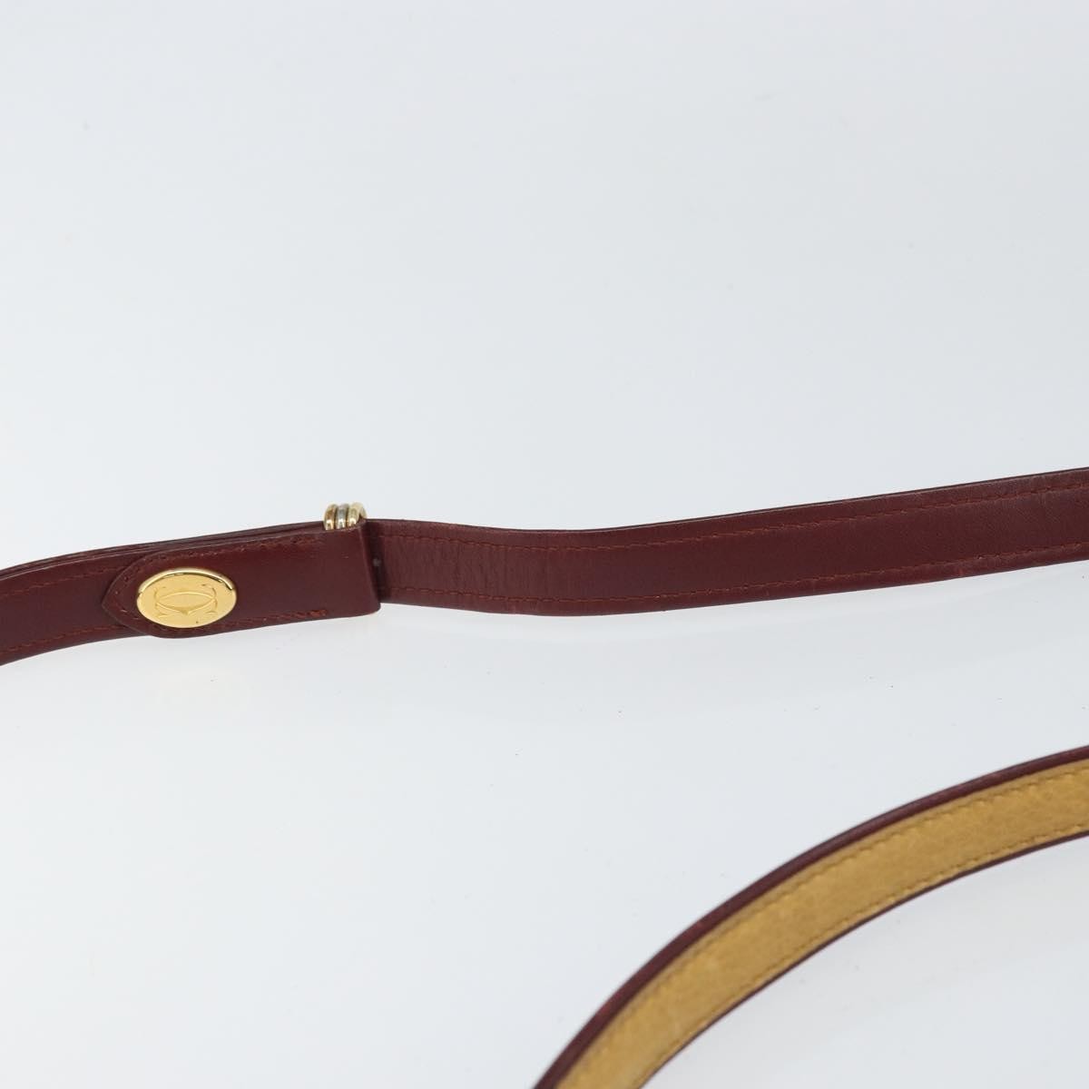 cartier Tasseled Must de Cartier Crossbody Bag Leather, YELLOW, LEATHER, Shoulder bag