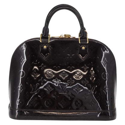 Louis Vuitton Alma Handbag Patent Leather, PURPLE, PATENT_LEATHER, Handbag