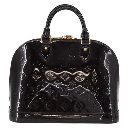 Louis Vuitton Alma Handbag Patent Leather, PURPLE, PATENT_LEATHER, Handbag