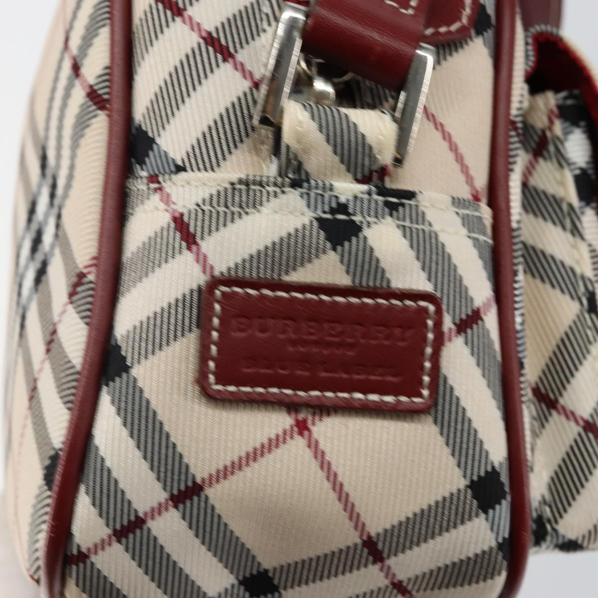 Burberry Nova Check Blue Label Canvas, BEIGE, CANVAS, Shoulder bag