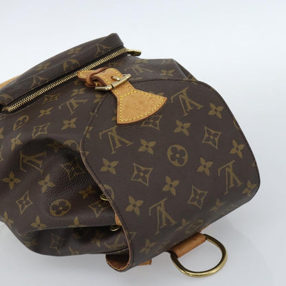 Louis Vuitton Vintage Montsouris Backpack Monogram Canvas, Brown, Canvas, Backpack