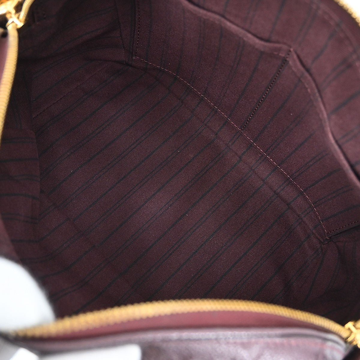 Louis Vuitton Speedy Bandouliere Bag Monogram Empreinte Leather, PURPLE, LEATHER, Handbag