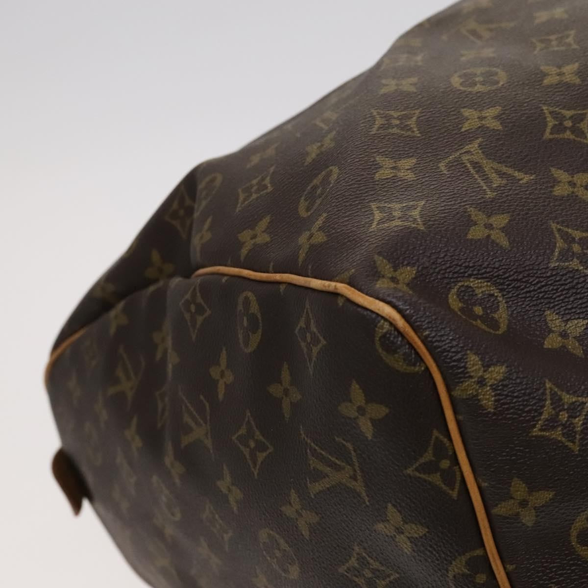Louis Vuitton Keepall Bag Monogram Canvas, BROWN, CANVAS, Travel bag