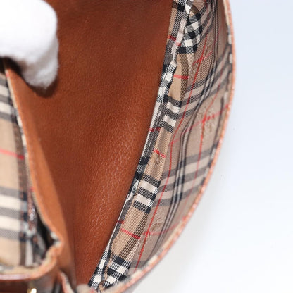 Burberry Vintage Shoulder Bag Leather, BROWN, LEATHER, Shoulder bag