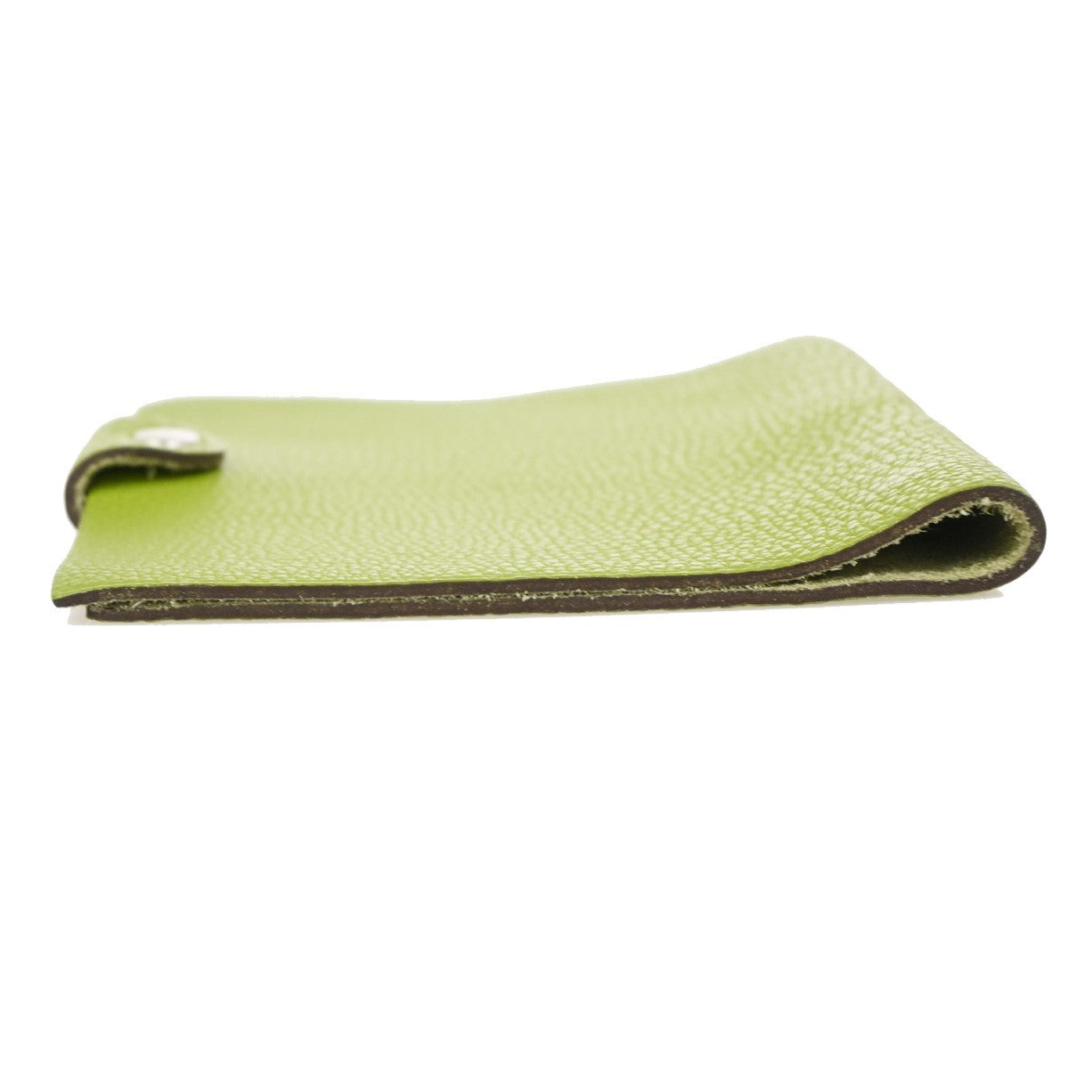 Hermes Ulysse Agenda Cover Leather, Green, Leather, Wallet