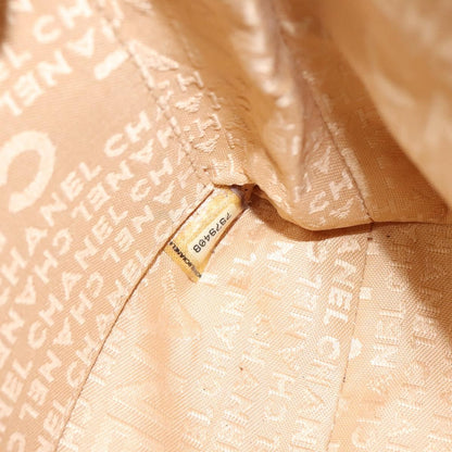 Chanel Chocolate Bar CC Shoulder Bag Quilted Leather, YELLOW, LEATHER, Shoulder bag