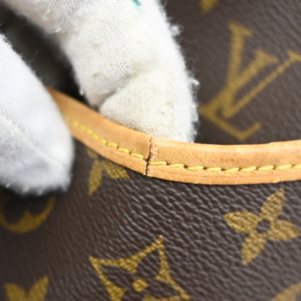 Louis Vuitton Deauville Handbag Monogram Canvas, BROWN, CANVAS, Handbag